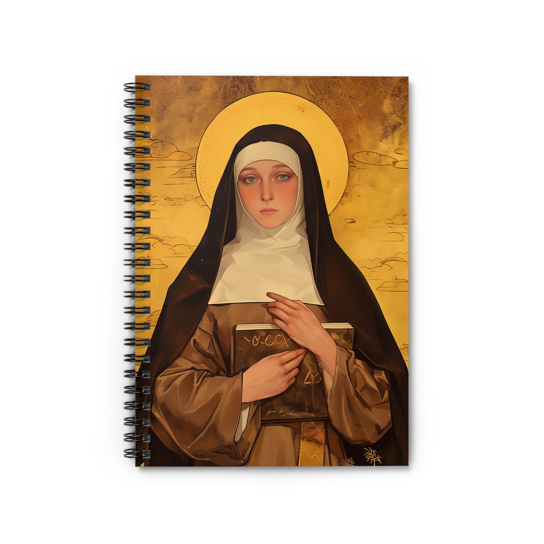 Saint Catherine of Bologna - Sanctified Souls Art - Religious - Spiral ...