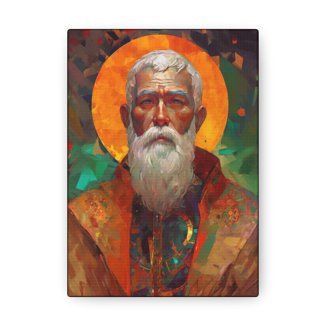 Saint Matthias the Apostle - Gallery Wrapped Canvas - Sanctified Souls ...