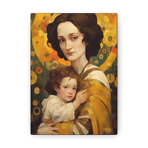 Saint Gianna Beretta Molla  - Gallery Wrapped Canvas - Sanctified Souls Print - Religious Art for your Home