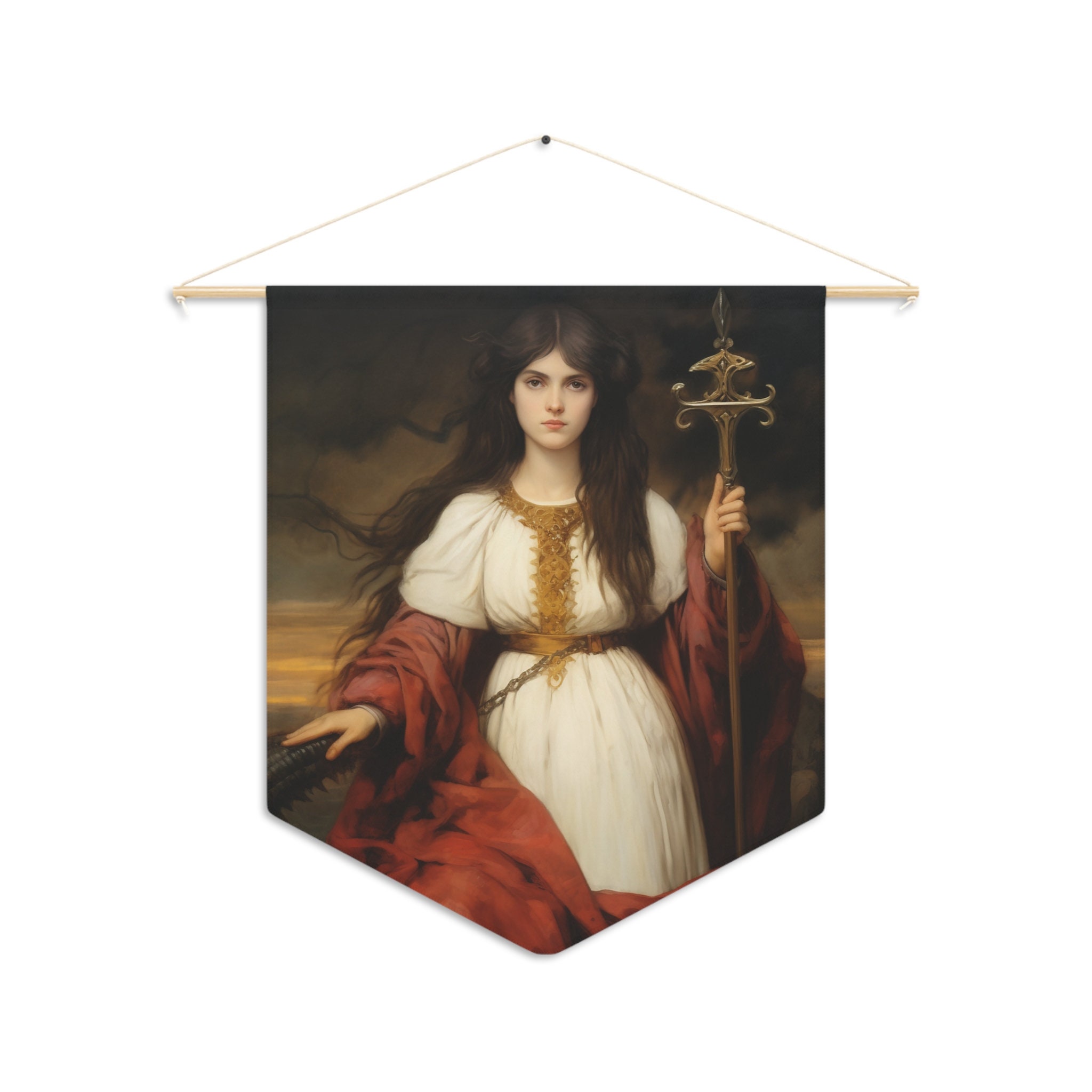 Saint Martha of Bethany Wall Banner / Wall Hanging / Pennant - Prayer ...
