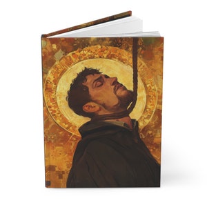 Saint John Ogilvie - Hardcover Lined Journal - Devotional - Double sided Journal - Catholic Devotional Journal Book - Notebook