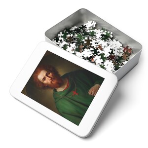 Saint Alexius of Rome - Puzzle and Keepsake Tin - Religious Jigsaw Puzzle (30, 110, 252, 500,1000-Piece) - Religious Puzzle