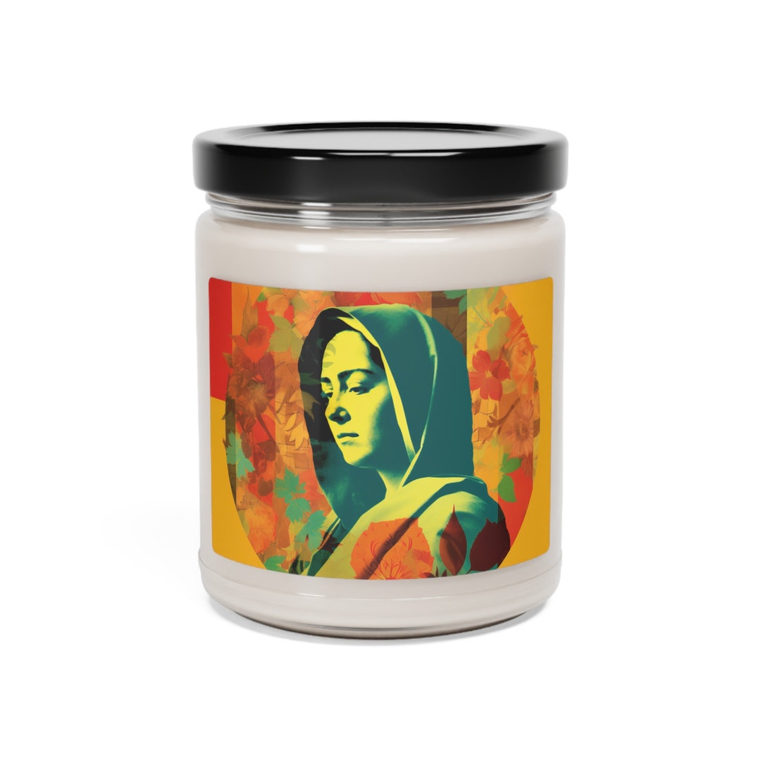 Mary the Blessed Virgin Scented Soy Prayer Candle, 9oz Multiple Scents
