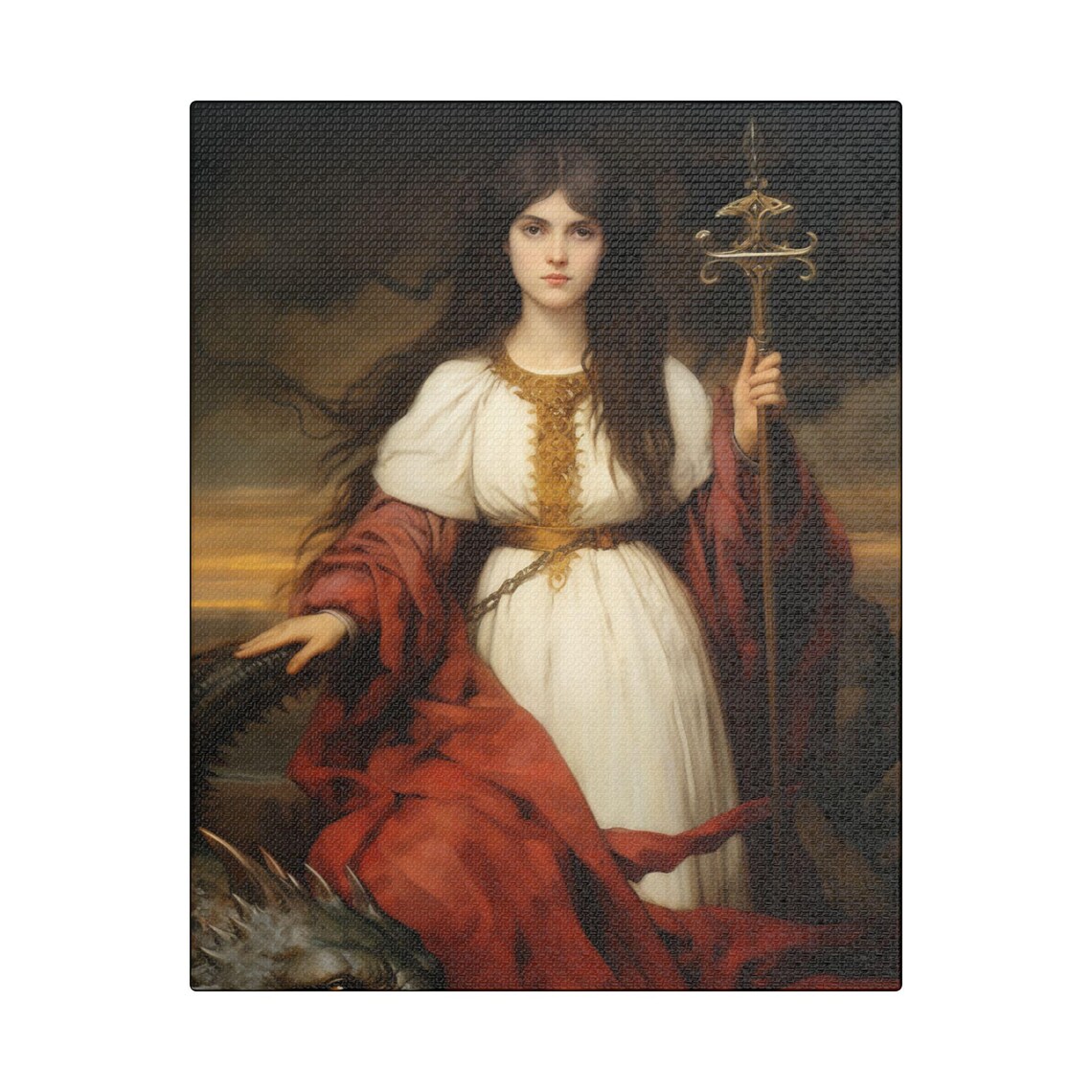 Saint Martha of Bethany Canvas Print - Multiple Sizes - Catholic Home ...