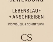 Minimalist CV Template | Professioneller Lebenslauf | Word & PDF | Stilvoll – Klar