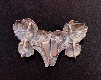 Accessoires Riemen & bretels Riemgespen Antique Art Nouveau Silver Plated Angel and Cherub Belt Buckle 
