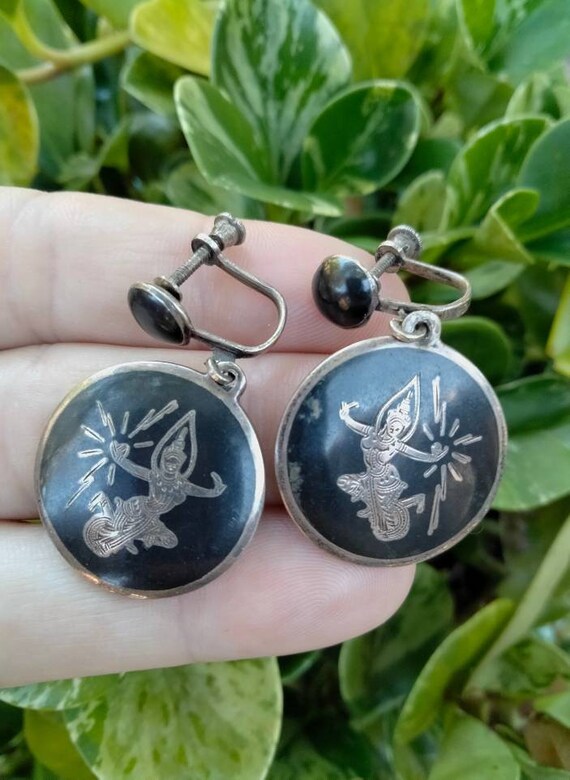 siam sterling earrings