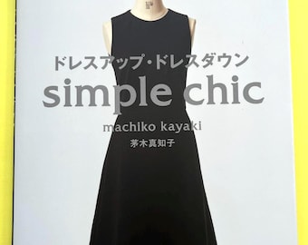 Japanese Dress Pattern Book | 7 Simple Dresses & Stylish Designs with Full-Size Patterns | Japan Sewing Book