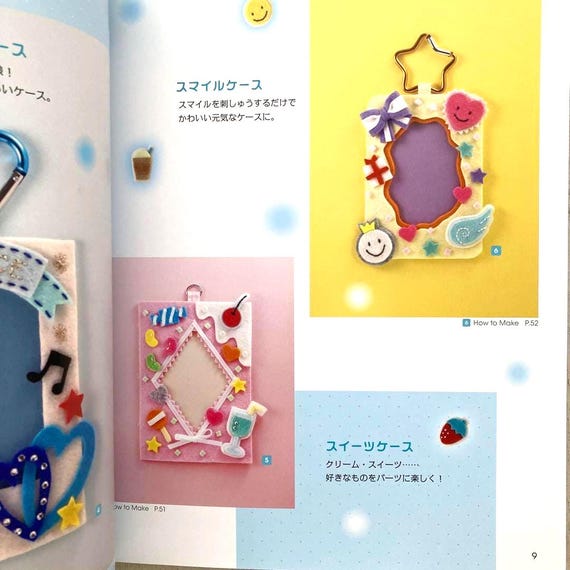 Japanese Craft Book – Felt Handmade Oshi Goods: DIY Cases, Charms