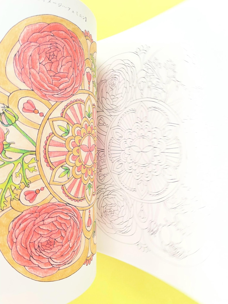 Japanese Mandala Coloring Book – 35 Floral Designs for Relaxation & Mindfulness image 13