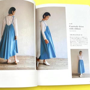 Japanese Sewing Book | Simple Yet Unique Clothes with Handmade Blouses Dresses Pants and Full-Size | Japanese Craft book image 5