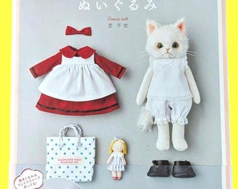 Dress-Up Cat Dolls – Japanese Sewing Book for Stuffed Cats & Clothes