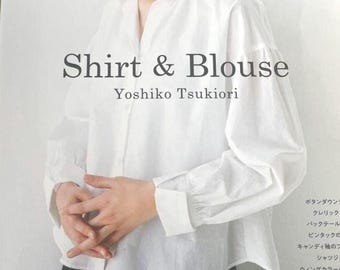 Japanese shirt sewing book – stylish adult blouses & easy-to-customize collar patterns | Japanese Sewing Book