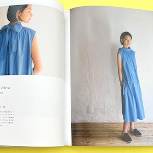Japanese Sewing Book | Simple Yet Unique Clothes with Handmade Blouses Dresses Pants and Full-Size | Japanese Craft book image 7