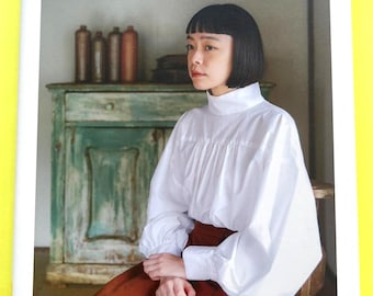 Japanese Sewing Book | Simple Yet Unique Clothes with Handmade Blouses Dresses Pants and Full-Size | Japanese Craft book