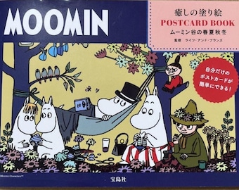 Soothing Moomin Valley Coloring Book: Spring, Summer, Fall & Winter" | Japanese Moomin Coloring Book