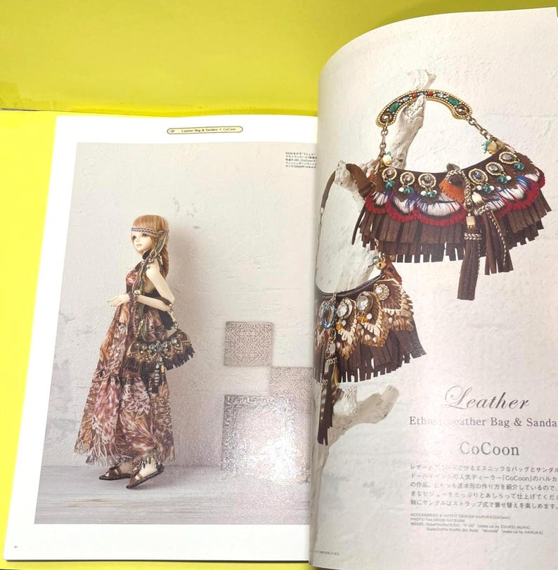 Revista de muñecas japonesas Dollybird Vol. 17 Edición de fieltro y cuero | Libro de manualidades japonesas Apto para principiantes imagen 8