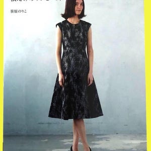 Japanese Dress Pattern Book | 7 Simple Dresses & Stylish Designs with Full-Size Patterns | Japan Sewing Book