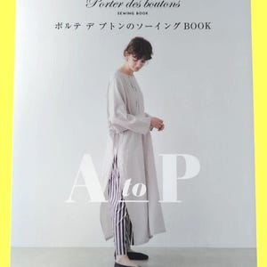Japanese sewing book – Porte de Bouton clothing patterns | Elegant & playful handmade outfits | Japanese Craft Book|Weihnachtsgeschenk