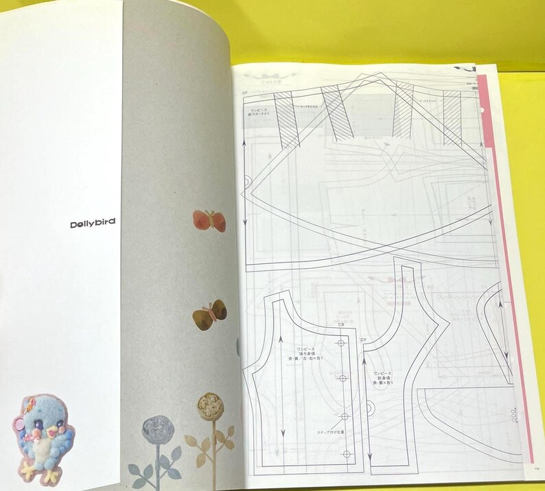 Revista de muñecas japonesas Dollybird Vol. 17 Edición de fieltro y cuero | Libro de manualidades japonesas Apto para principiantes imagen 20