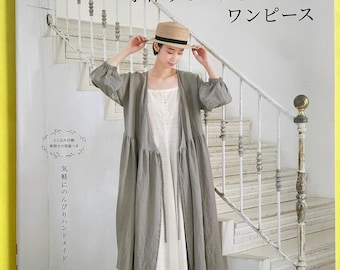 Japanese Sewing Book | Effortless Handmade Dresses & Loose Fit Casual Wear with Full-Size Patterns|Japanisches Nähbuch