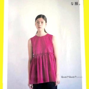 Japanese Sewing Book – Timeless Clothes with Easy Pattern Arrangements | Japanese Craft Book