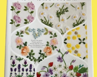 Japanese Floral Embroidery Collection – European Flower Designs, Alphabets, Borders & Motifs (Beginner-Friendly)