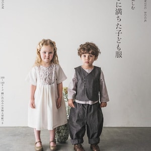 Japanese Children's Sewing Book – Timeless Kids Clothes Patterns Sizes 100–140 with Full-Size Patterns