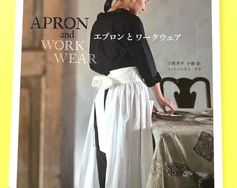 Grembiuli e abbigliamento da lavoro | Modello di abito semplice | Libro di cucito giapponese