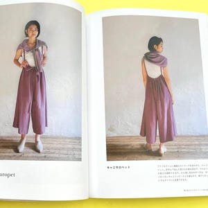 Japanese Sewing Book | Simple Yet Unique Clothes with Handmade Blouses Dresses Pants and Full-Size | Japanese Craft book image 6