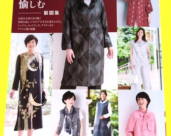 Japanese Kimono Remake Pattern Collection | Japanese craft book