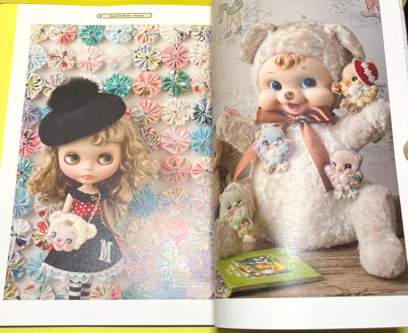 Revista de muñecas japonesas Dollybird Vol. 17 Edición de fieltro y cuero | Libro de manualidades japonesas Apto para principiantes imagen 3