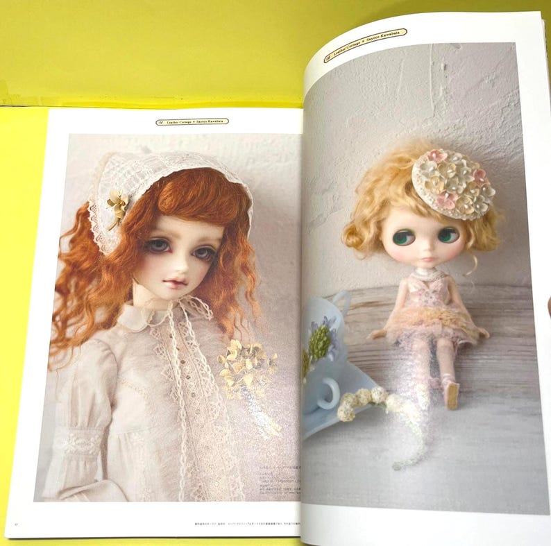 Revista de muñecas japonesas Dollybird Vol. 17 Edición de fieltro y cuero | Libro de manualidades japonesas Apto para principiantes imagen 5