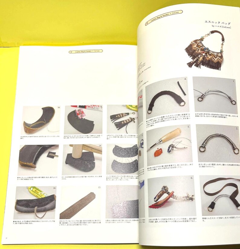 Revista de muñecas japonesas Dollybird Vol. 17 Edición de fieltro y cuero | Libro de manualidades japonesas Apto para principiantes imagen 9