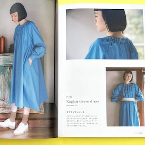 Japanese Sewing Book | Simple Yet Unique Clothes with Handmade Blouses Dresses Pants and Full-Size | Japanese Craft book image 3