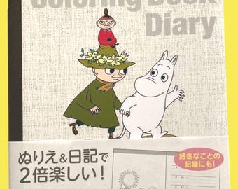 Moomin Coloring Journal – A Whimsical Diary for Creativity and Relaxation | Japanese Moomin Coloring Book
