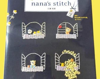Japanese Embroidery Book - 3D embroiderynanas stitch |kawaii