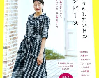 洋書 Women's Dress Patterns 1 Japanese Sewing Pattern Stylish Dress Book 1: Dress T