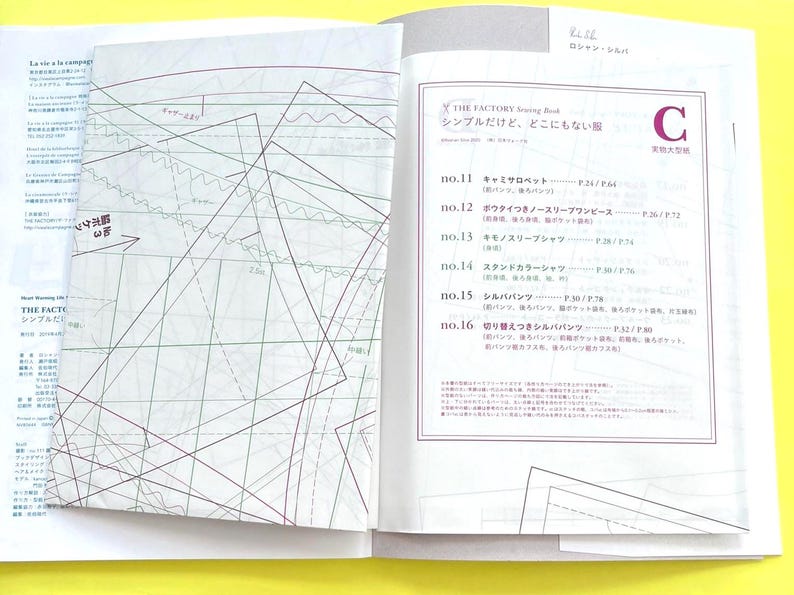 Japanese Sewing Book | Simple Yet Unique Clothes with Handmade Blouses Dresses Pants and Full-Size | Japanese Craft book image 13
