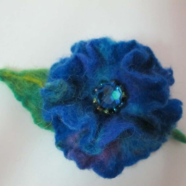 Felt Flower Brooch