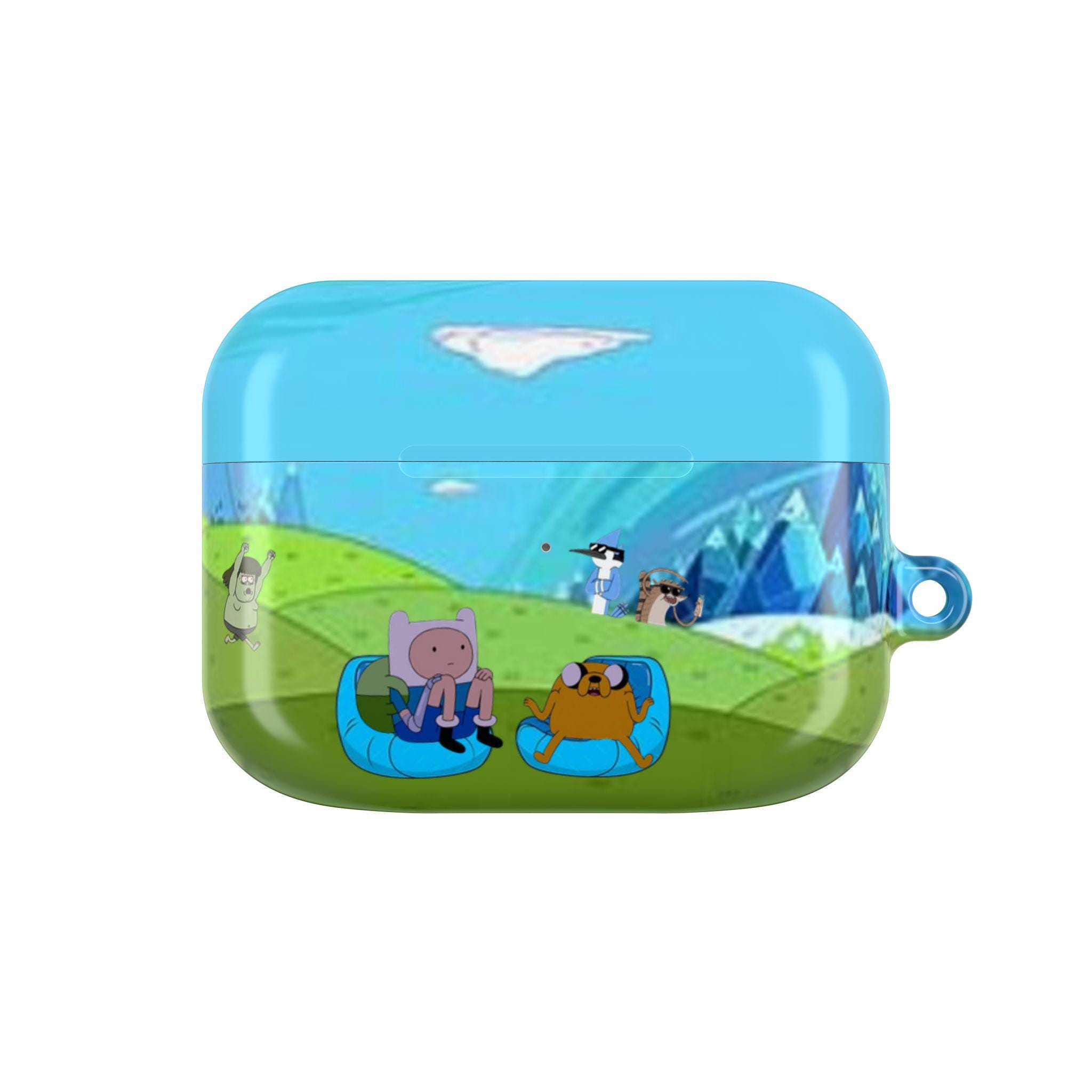 Adventure Time AirPod Case, Cartoon Style, Geeky Gift for Fans, Stylish Accessory, Unique Earbud Cover