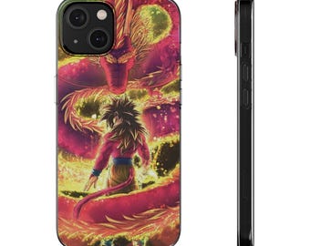 Dragon Ball Z Clear Silicone Phone Case, Anime Phone Cover, Flexible Cell Phone Protector, Unique Gift for Fans, Geeky Chic Accessories