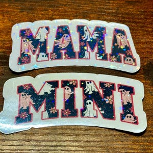 Mama & Mini Cute Star Finish  Die-Cut Water Proof Sticker Kawaii multi-purpose (laptop, journal, planner, water bottles