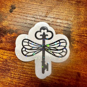 Magical Key Ring Butterfly Cute Star Finish  Die-Cut Water Proof Sticker Kawaii multi-purpose (laptop, journal, planner, water bottles