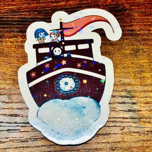 Ghibili Spirited Awat Star Finish  Die-Cut Water Proof Sticker Kawaii multi-purpose (laptop, journal, planner, water bottles