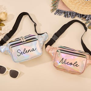 Custom Fanny Packs,Metallic Fanny Packs,Beach Fanny Pack,Fanny Pack Beach Gifts,Bridesmaid Gifts,Bachelorette Party Favor,Bridal Party Gifts
