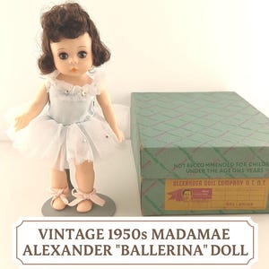 Vintage 1950’s Madame Alexander “Ballerina Doll” with original box