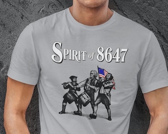 Spirit of 8647 anti-Trump uniseks T-shirt, 8647-T-shirt, protestkleding, No Kings, Anti Maga-shirt, politiek shirt, activistisch T-shirt