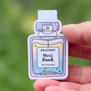 Magnetic Bookmark | Funny Gift for Book Lovers | Laminated Handmade Bookmark | New Book Smell Bookmark | Journal Clip