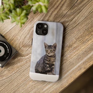 Custom Pet iPhone Case Using Pet Photo, Custom Cat Gift, Personalized iPhone Case, Custom Photo Phone Case, Personalized For iPhone